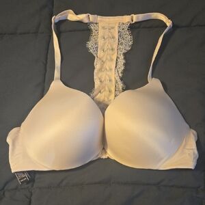 Victoria's Secret Lace Racerback Pushup Bra